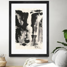 Sumi Waterfall View IV by Chris Paschke on GIANT ART - grey landscape