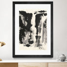 Sumi Waterfall View IV by Chris Paschke on GIANT ART - grey landscape