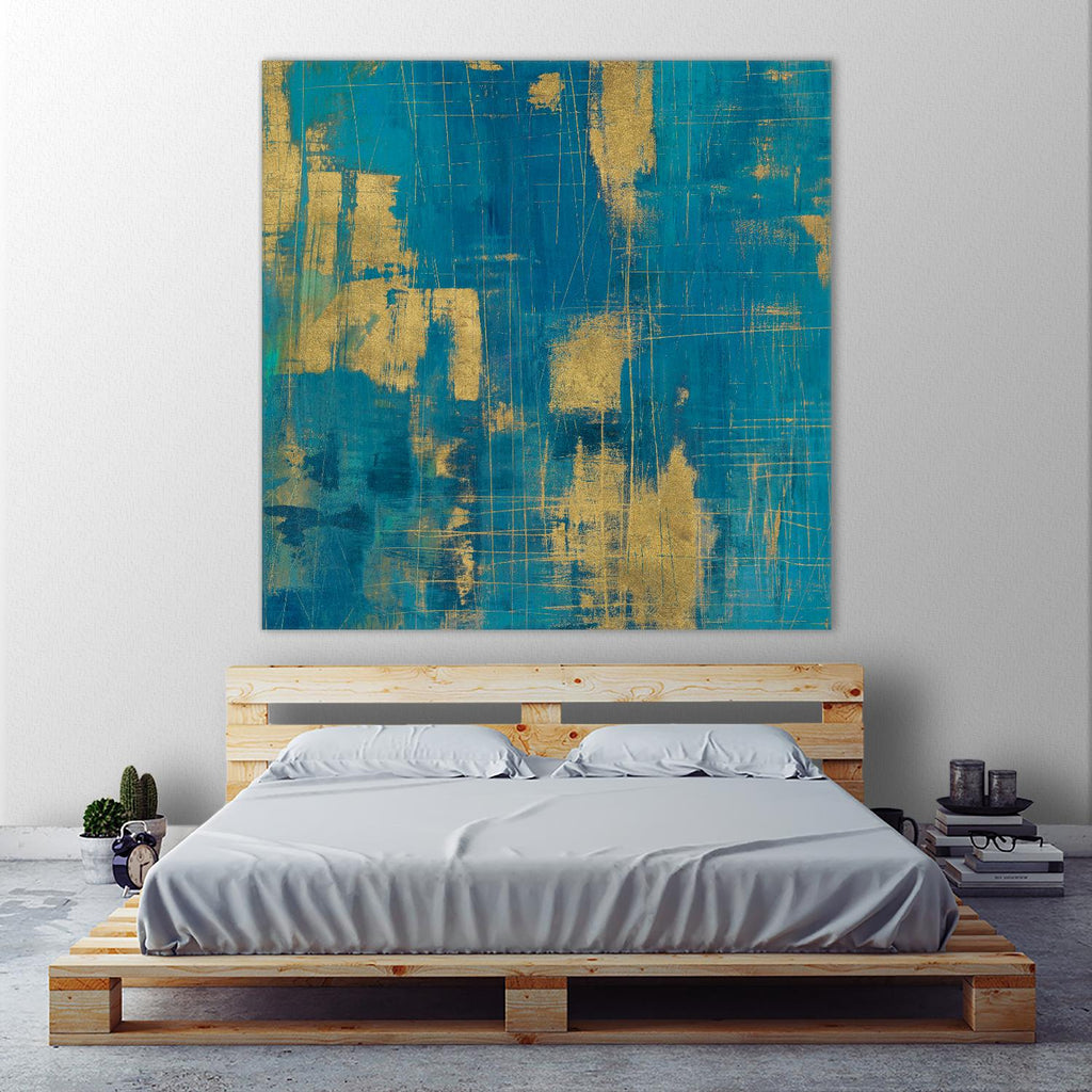 Northern Lights Crop by Melissa Averinos on GIANT ART - yellow abstract