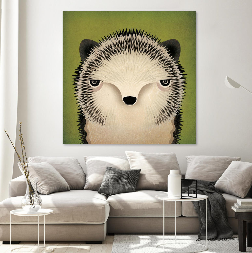 Baby Hedgehog by Ryan Fowler on GIANT ART - beige animals