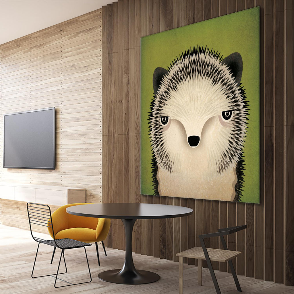 Baby Hedgehog de Ryan Fowler sur GIANT ART - animaux beiges