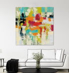 Summer Silk Road by Silvia Vassileva on GIANT ART - green abstract