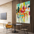 Summer Silk Road by Silvia Vassileva on GIANT ART - green abstract