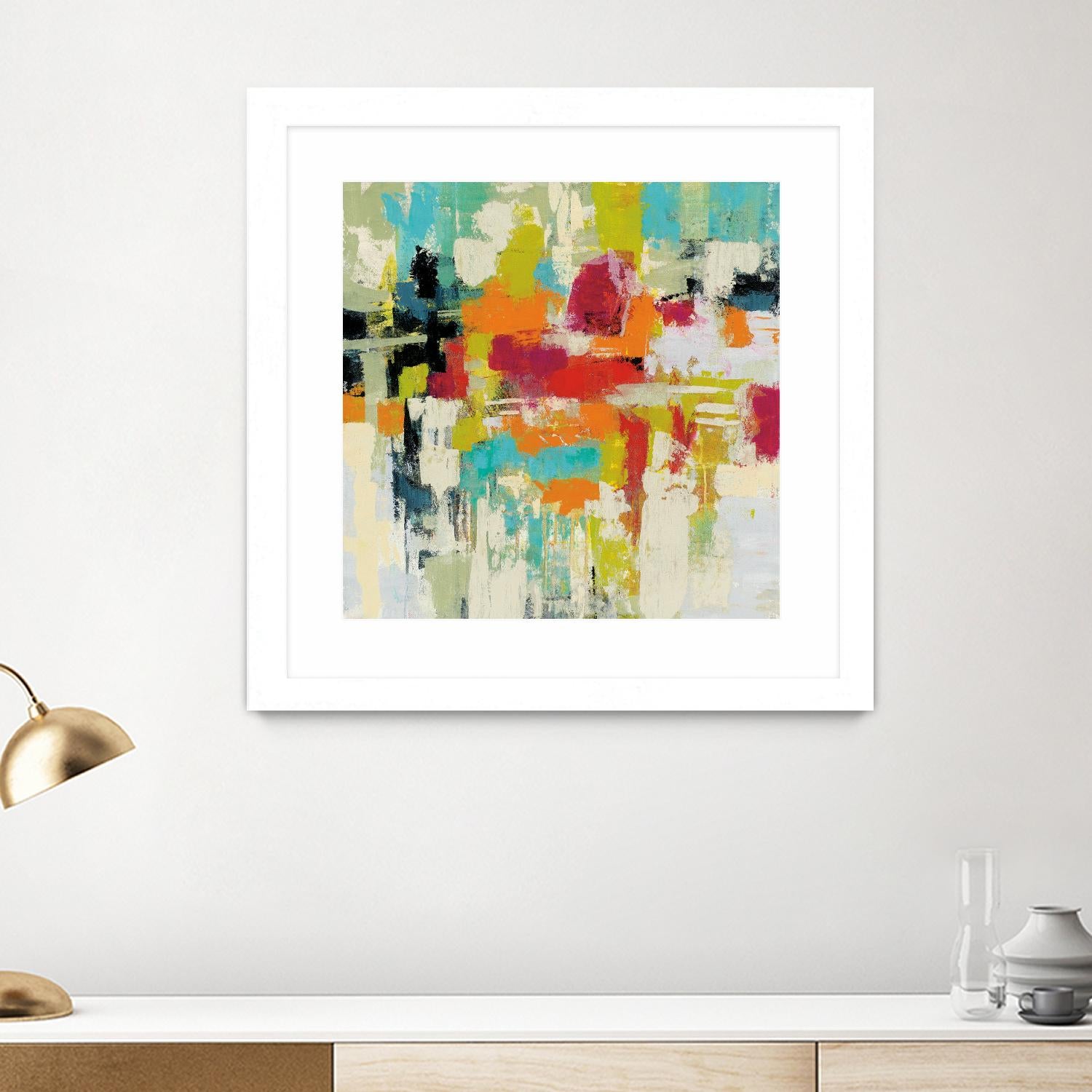 Summer Silk Road by Silvia Vassileva on GIANT ART - green abstract