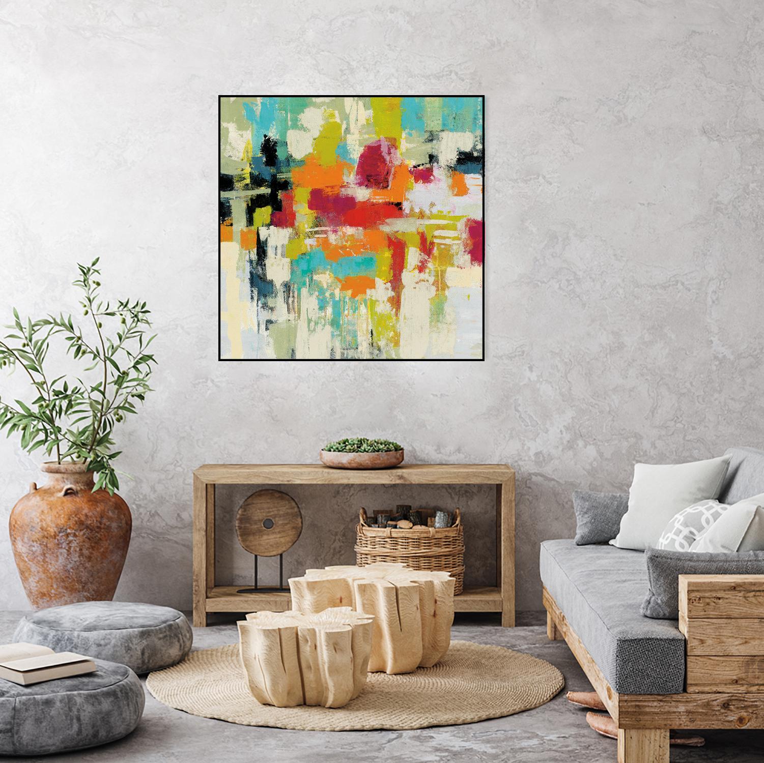 Summer Silk Road by Silvia Vassileva on GIANT ART - green abstract