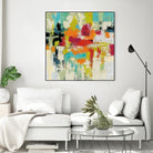 Summer Silk Road by Silvia Vassileva on GIANT ART - green abstract