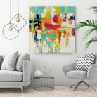 Summer Silk Road by Silvia Vassileva on GIANT ART - green abstract