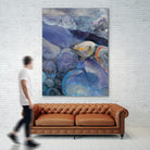 In the Stream II by Albena Hristova on GIANT ART - blue abstract