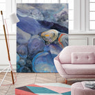 In the Stream II by Albena Hristova on GIANT ART - blue abstract