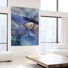 In the Stream II by Albena Hristova on GIANT ART - blue abstract