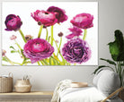 Spring Ranunculus III by Laura Marshall on GIANT ART - green floral