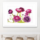Spring Ranunculus III by Laura Marshall on GIANT ART - green floral