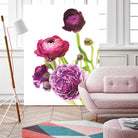 Spring Ranunculus VI by Laura Marshall on GIANT ART - green floral