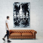 Chandelier Black and White by Kent Youngstrom on GIANT ART - grey interior