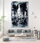Chandelier Black and White by Kent Youngstrom on GIANT ART - grey interior