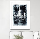 Chandelier Black and White by Kent Youngstrom on GIANT ART - grey interior