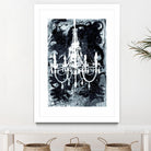 Chandelier Black and White by Kent Youngstrom on GIANT ART - grey interior