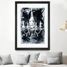 Chandelier Black and White by Kent Youngstrom on GIANT ART - grey interior