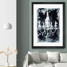 Chandelier Black and White by Kent Youngstrom on GIANT ART - grey interior