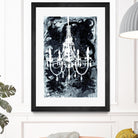 Chandelier Black and White by Kent Youngstrom on GIANT ART - grey interior