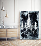 Chandelier Black and White by Kent Youngstrom on GIANT ART - grey interior
