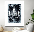 Chandelier Black and White by Kent Youngstrom on GIANT ART - grey interior