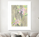 Birdcage Floral I by Albena Hristova on GIANT ART - pink floral