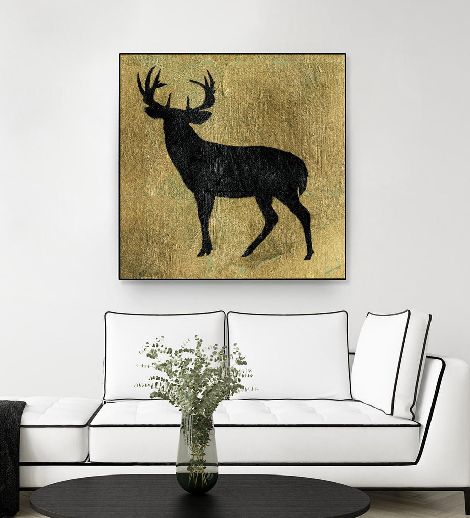 Golden Lodge I by James Wiens on GIANT ART - black animals