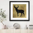 Golden Lodge I by James Wiens on GIANT ART - black animals