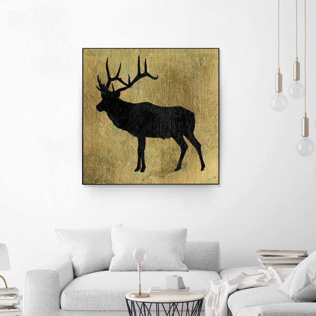 Golden Lodge IV by James Wiens on GIANT ART - black animals