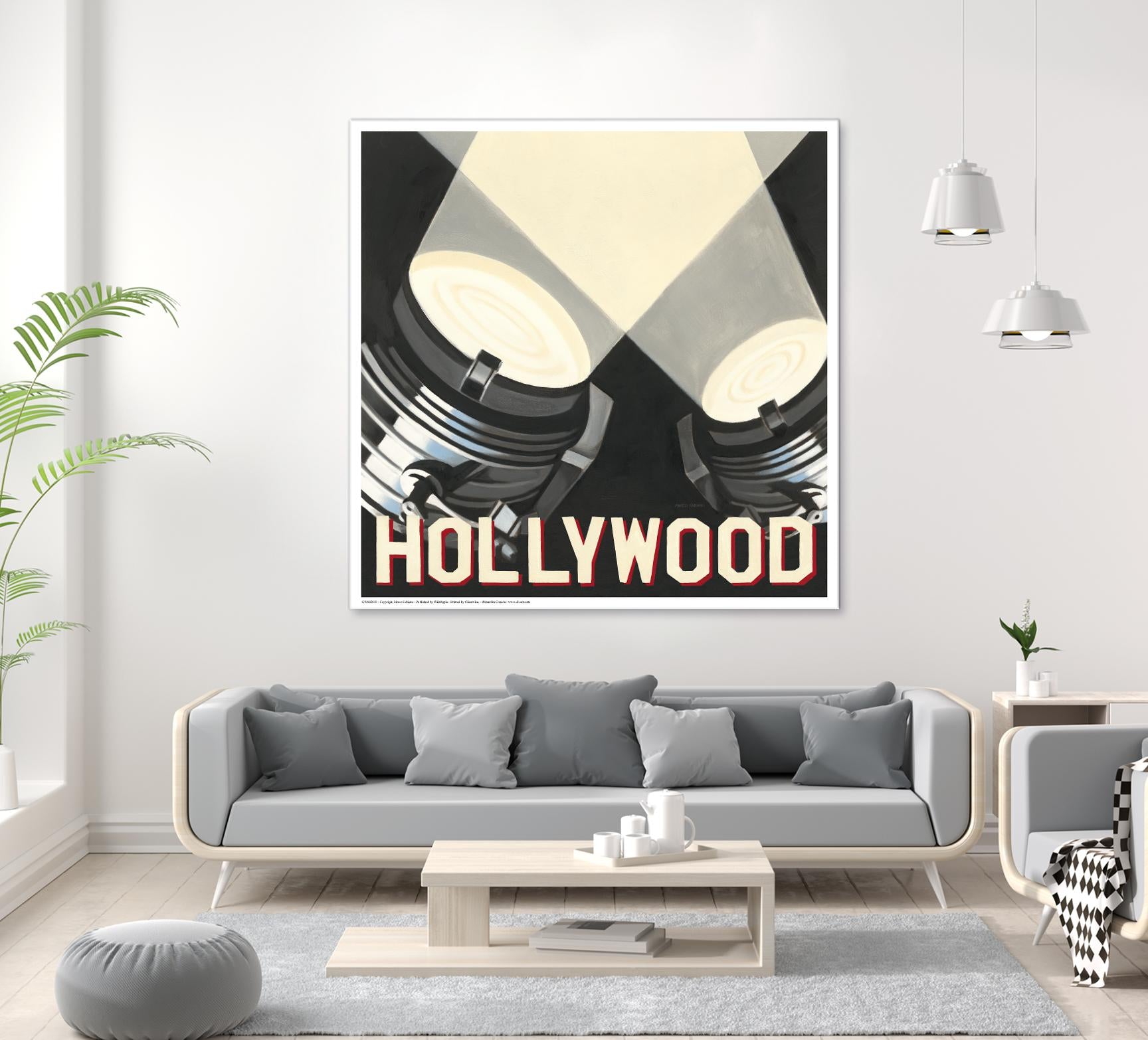 Hollywood by Marco Fabiano on GIANT ART - beige leisure