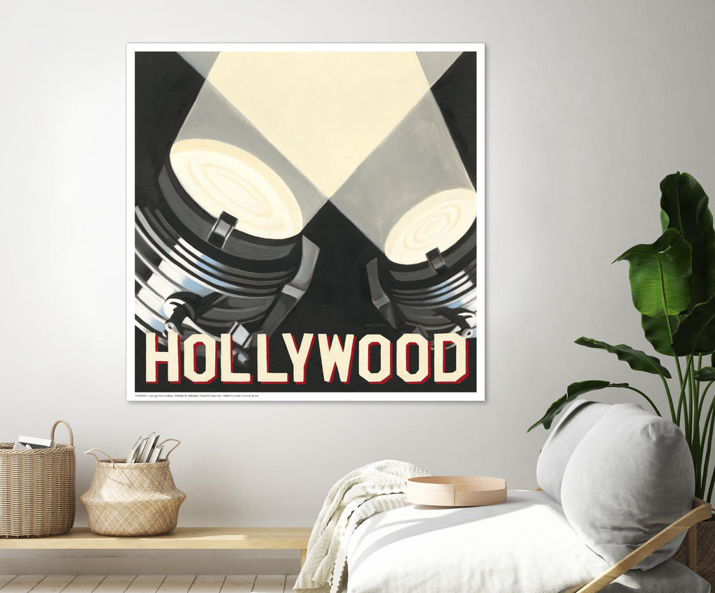 Hollywood par Marco Fabiano sur GIANT ART - loisir beige