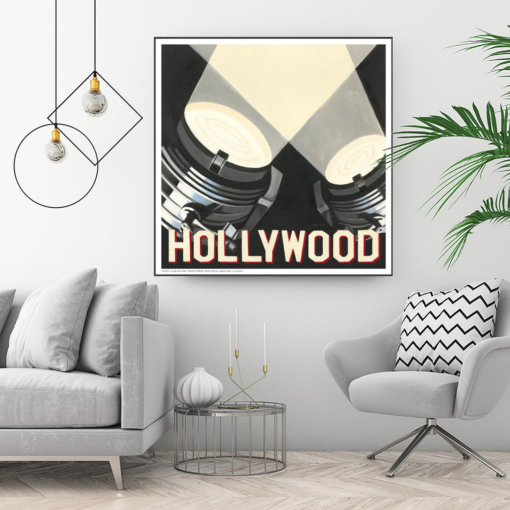 Hollywood par Marco Fabiano sur GIANT ART - loisir beige