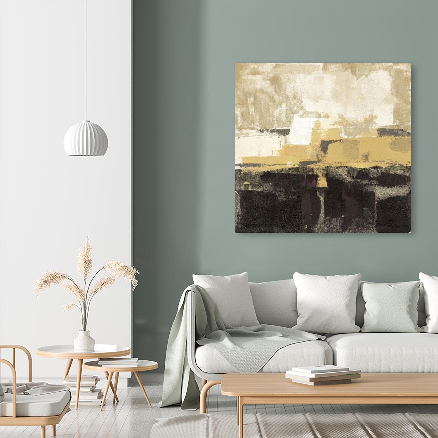 July Road II - Tan by Silvia Vassileva on GIANT ART - white abstract