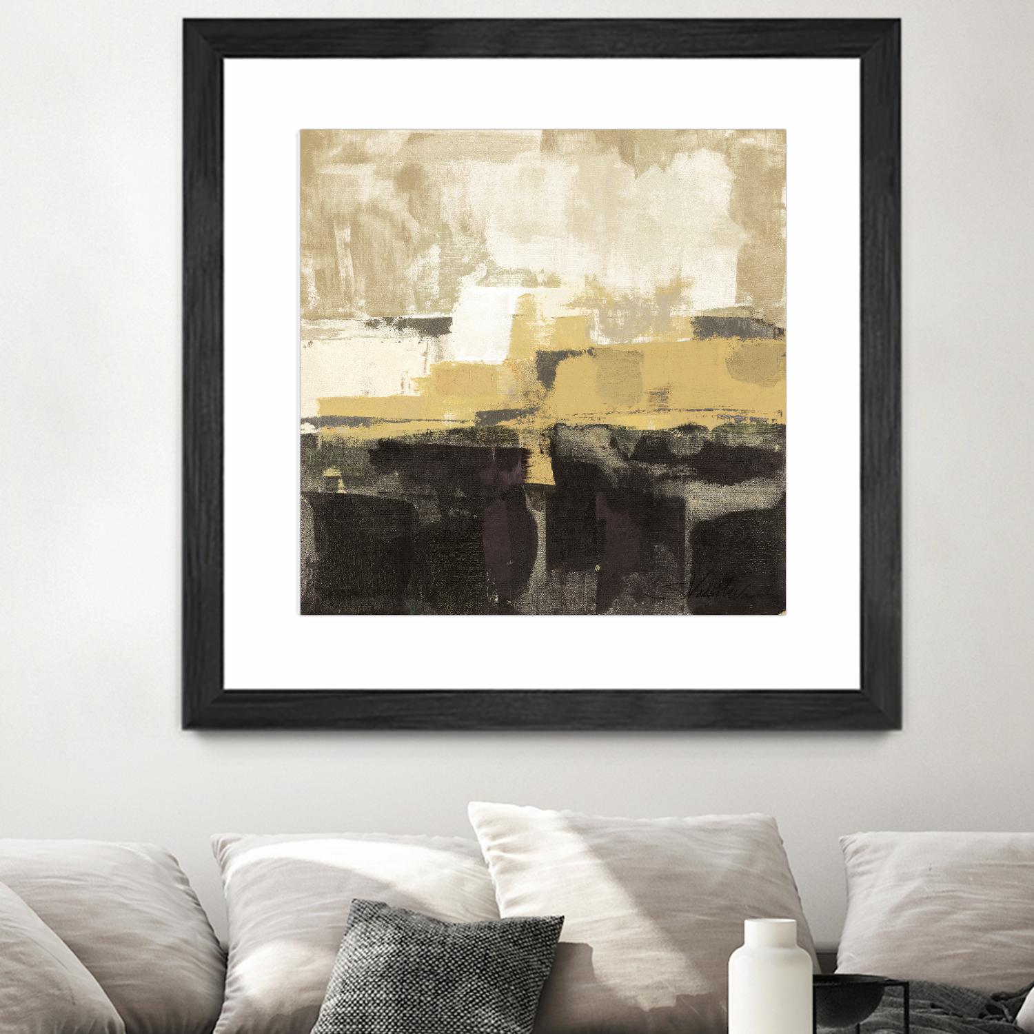 July Road II - Tan by Silvia Vassileva on GIANT ART - white abstract