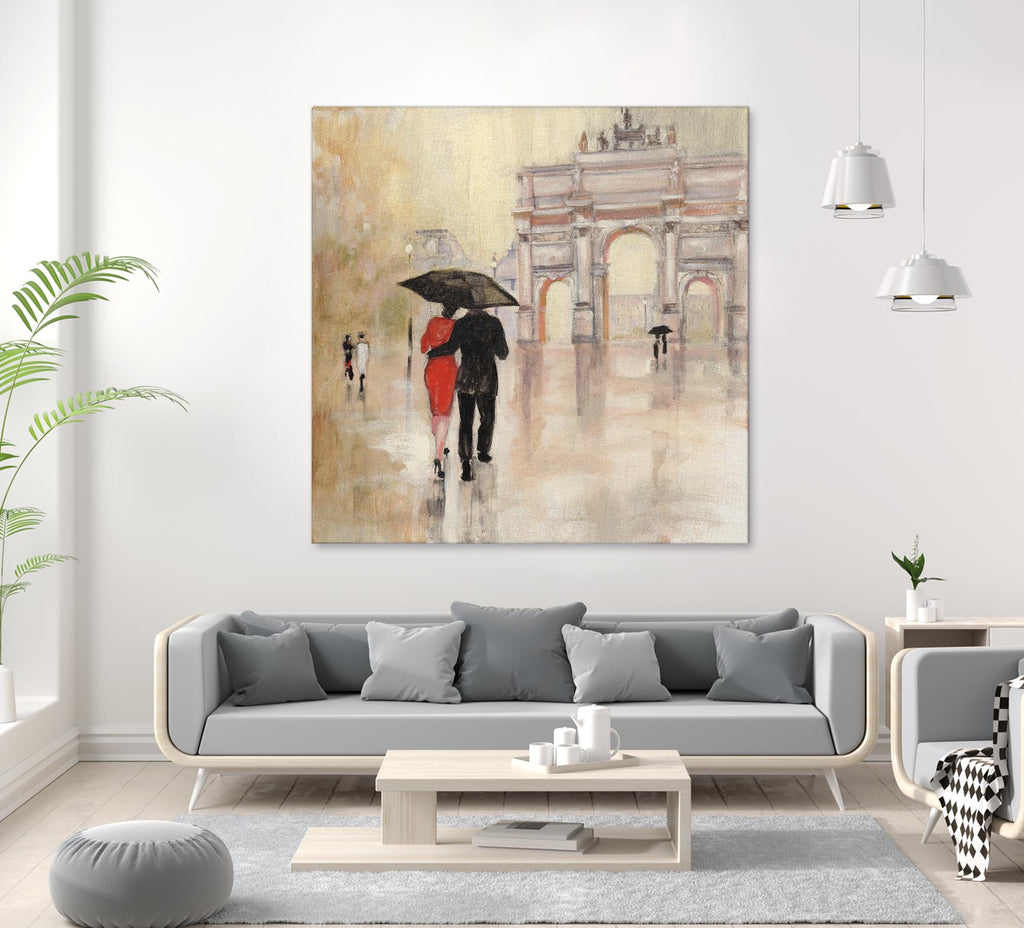 Romantic Paris II by Julia Purinton on GIANT ART - beige everyday life
