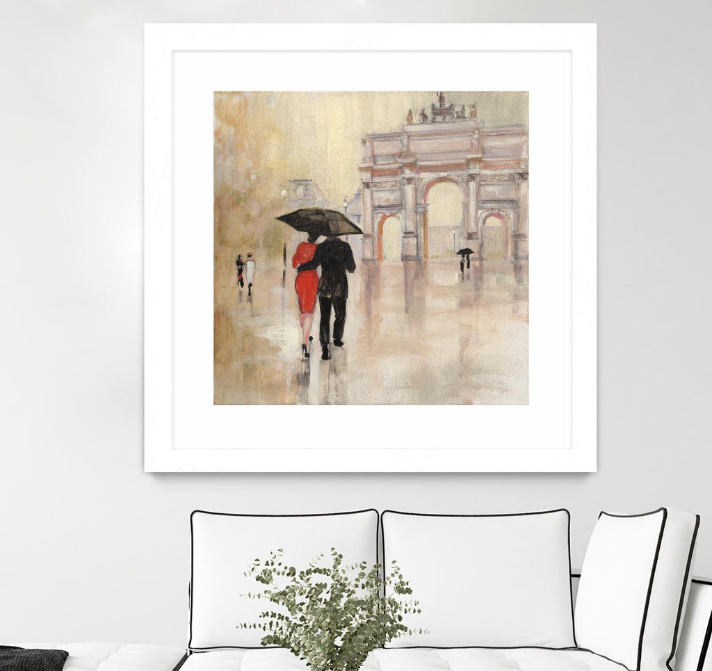 Romantic Paris II by Julia Purinton on GIANT ART - beige everyday life