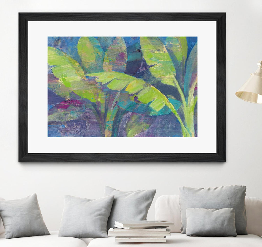 Bermuda Palms by Albena Hristova on GIANT ART - purple tropical