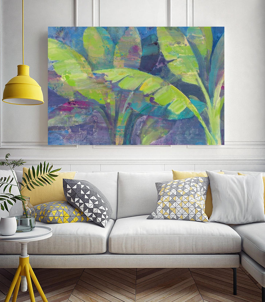 Bermuda Palms par Albena Hristova sur GIANT ART - violet tropical