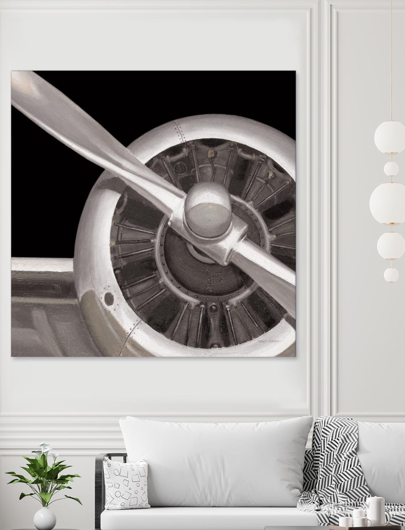 Travel by air III by Marco Fabiano on GIANT ART - black vehicle