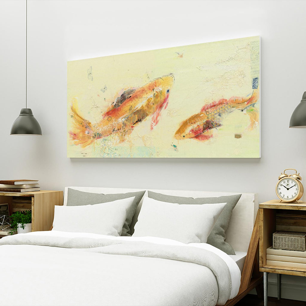 Fish in the Sea by Kellie Day on GIANT ART - beige animals