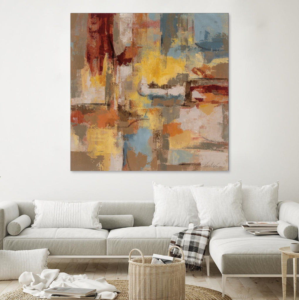 Sunday Afternoon by Silvia Vassileva on GIANT ART - red abstract