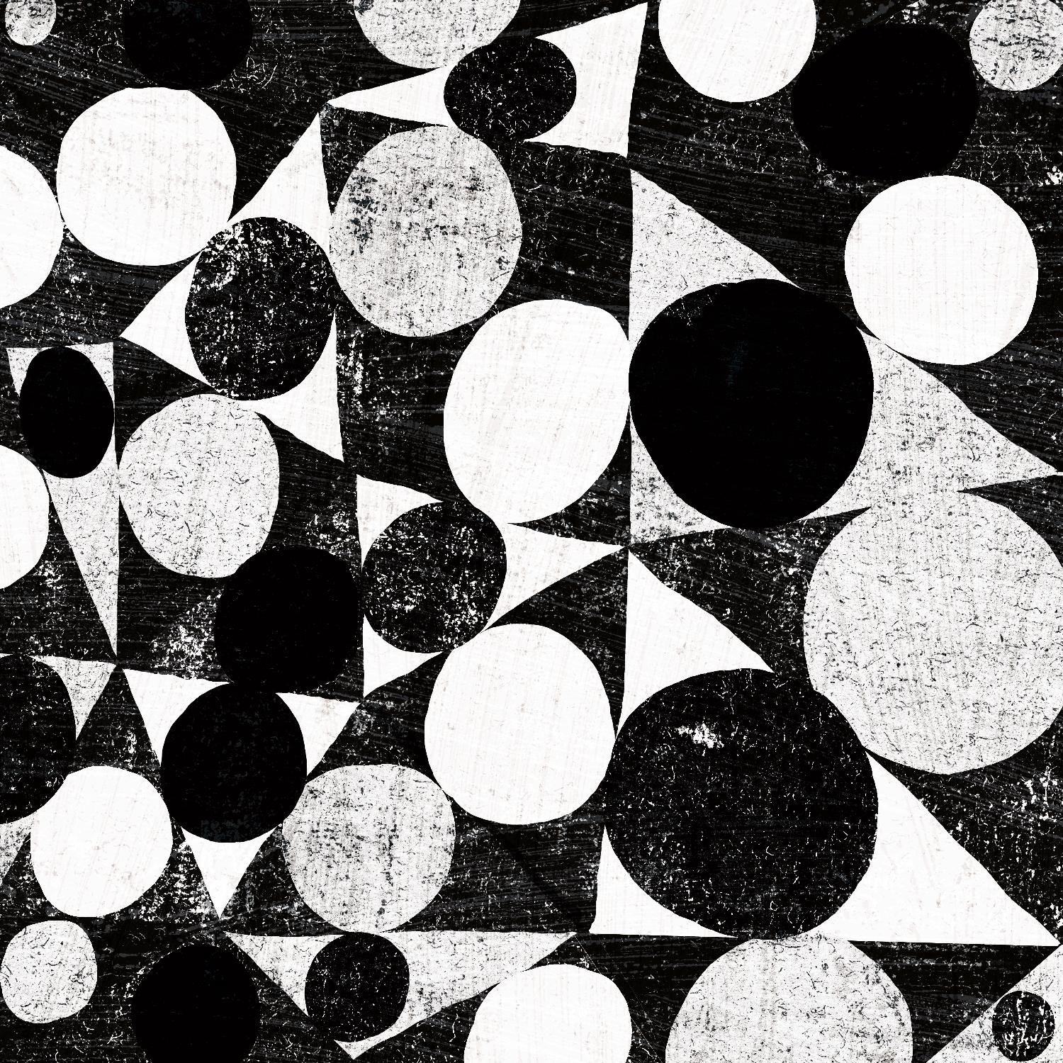 Spotty I de Michael Mullan sur GIANT ART - abstrait blanc