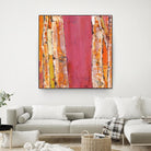 Where the Sun Sleeps II by Kellie Day on GIANT ART - orange abstract