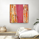 Where the Sun Sleeps II by Kellie Day on GIANT ART - orange abstract