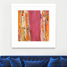 Where the Sun Sleeps II by Kellie Day on GIANT ART - orange abstract