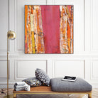 Where the Sun Sleeps II by Kellie Day on GIANT ART - orange abstract