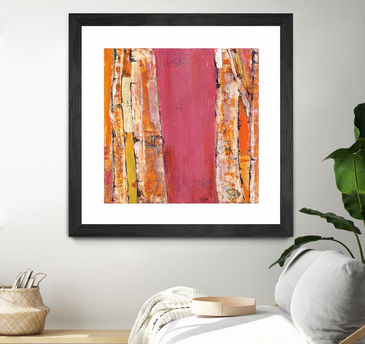 Where the Sun Sleeps II by Kellie Day on GIANT ART - orange abstract