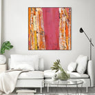 Where the Sun Sleeps II by Kellie Day on GIANT ART - orange abstract