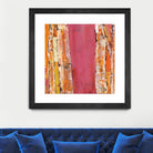 Where the Sun Sleeps II by Kellie Day on GIANT ART - orange abstract